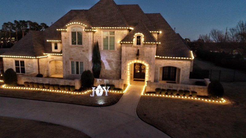 Christmas lights Lewisville