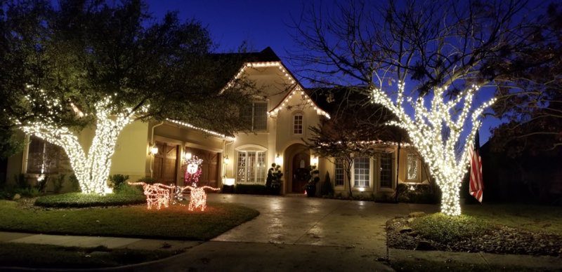 Christmas lights Lewisville